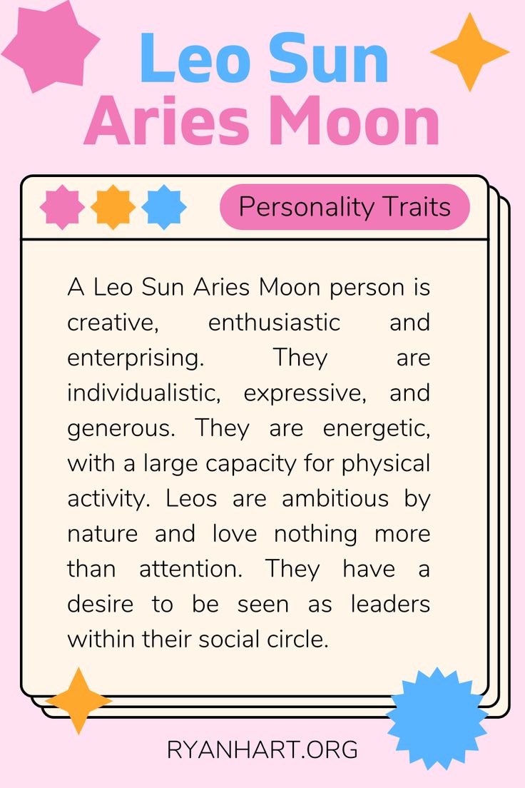 Leo Sun Aries Moon: What Does It Mean For You?