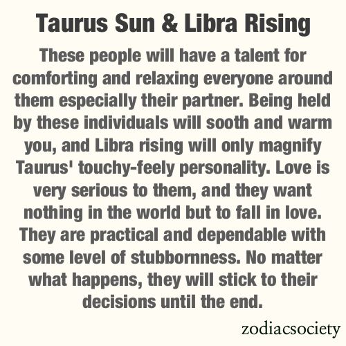 Love Compatibility for Taurus with Libra Rising