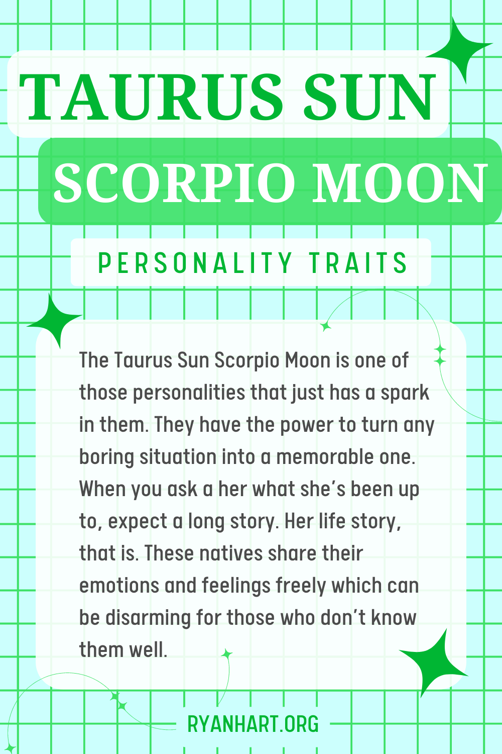 taurus sun scorpio moon