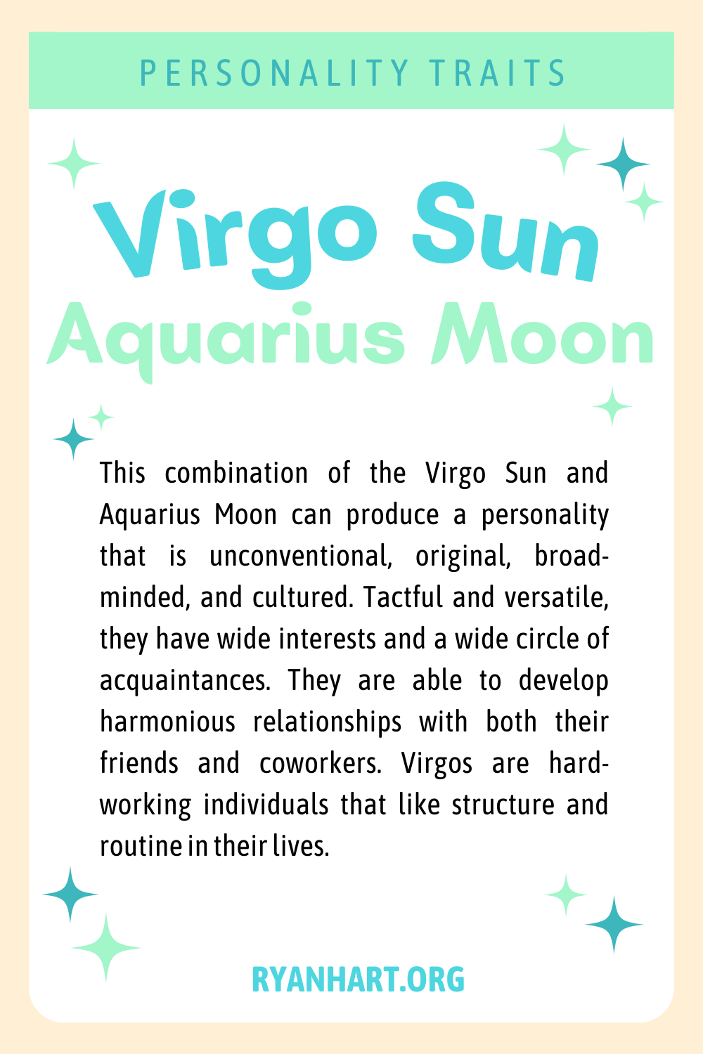Virgo Sun Aquarius Moon: A Unique Personality Combination