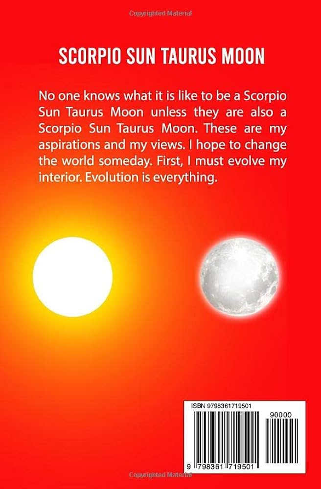 taurus sun scorpio moon