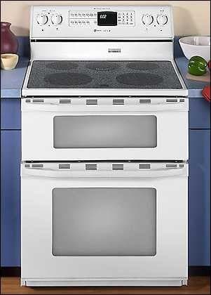 white maytag gemini double oven