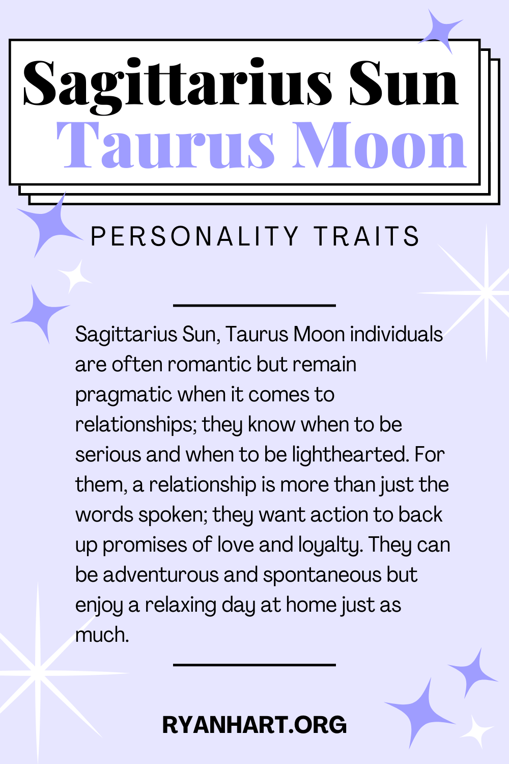 sag sun taurus moon