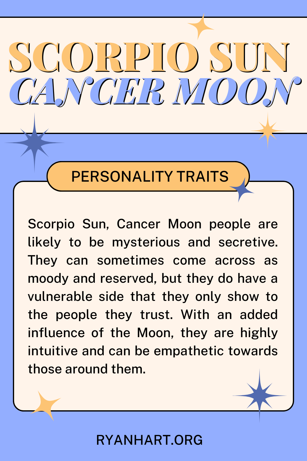 Understanding the Forceful Cancer Sun Scorpio Moon Personality