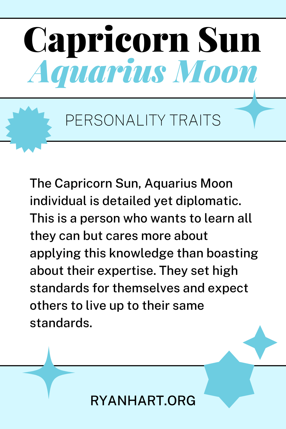 sun in capricorn moon in aquarius