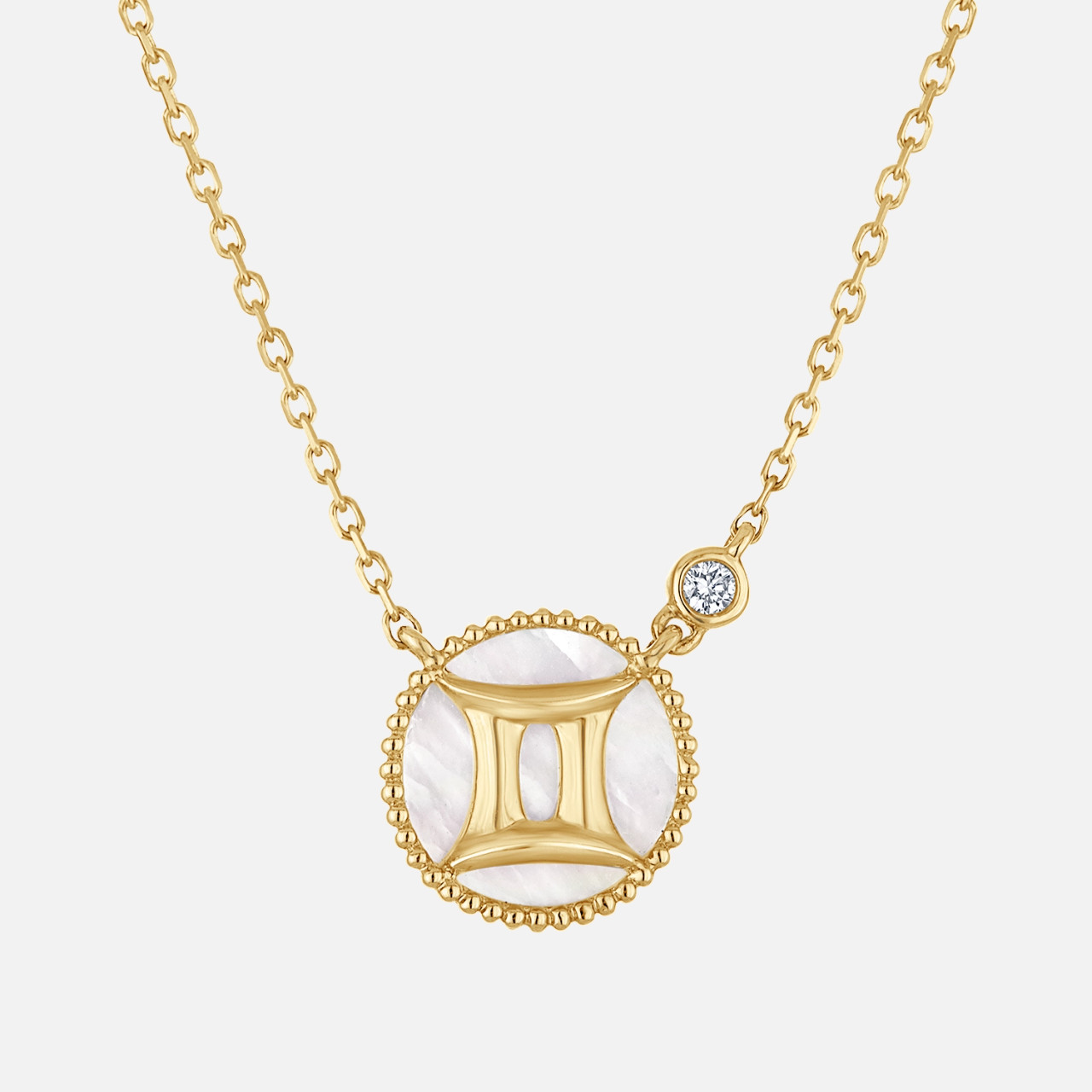 zodiac gemini necklace