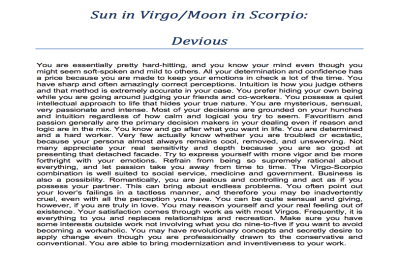 Virgo Sun with Scorpio Moon: A Deep Dive into This Complex Combo