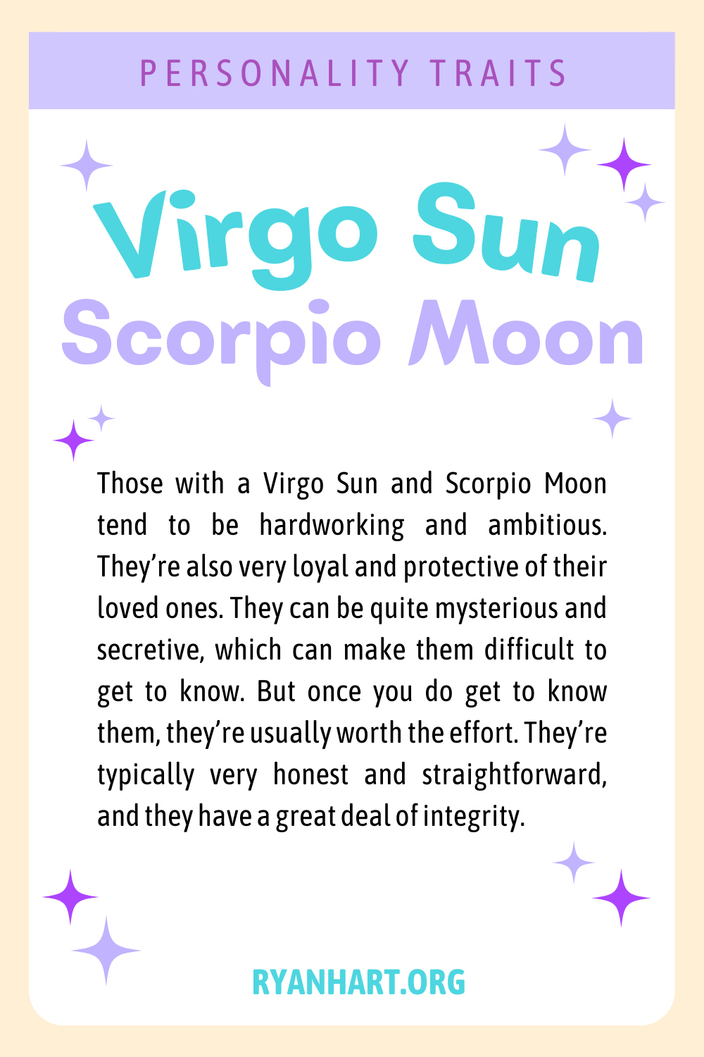 Virgo Sun Scorpio Moon in Love and Relationships