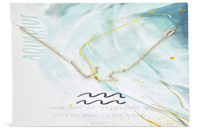 aquarius constellation necklace