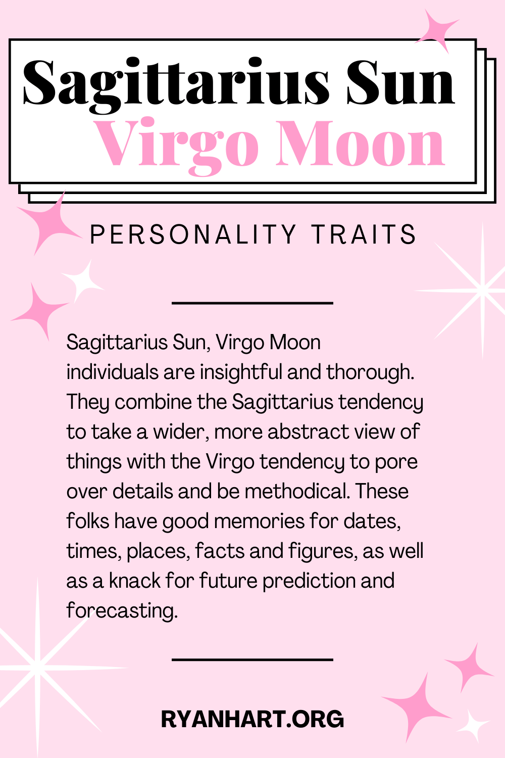Understanding the Sagittarius Sun Virgo Moon Combination
