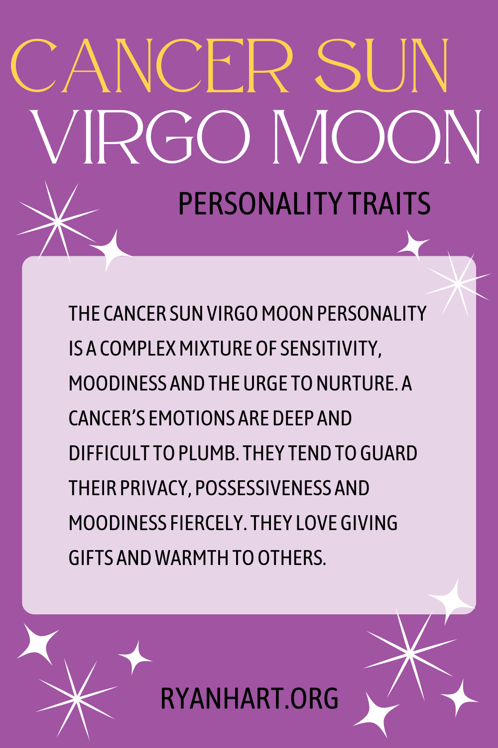 Exploring the Sun Virgo Moon Cancer Personality Combination