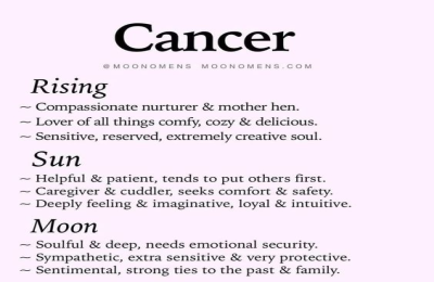 Love Compatibility for Cancer Sun Scorpio Rising Signs