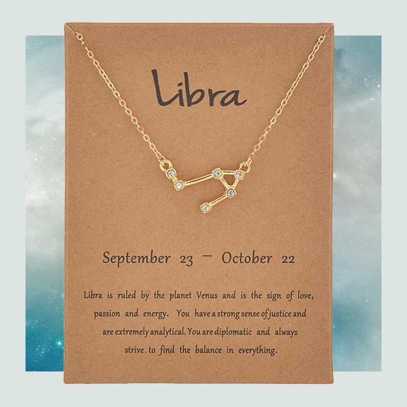 Libra Constellation Necklace: Show Your Zodiac Pride