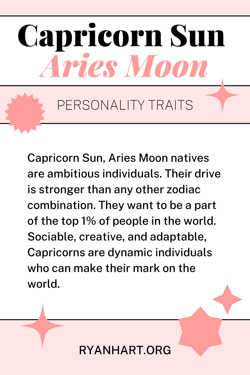 Understanding Sun in Capricorn Moon in Aries Traits in Love and Life