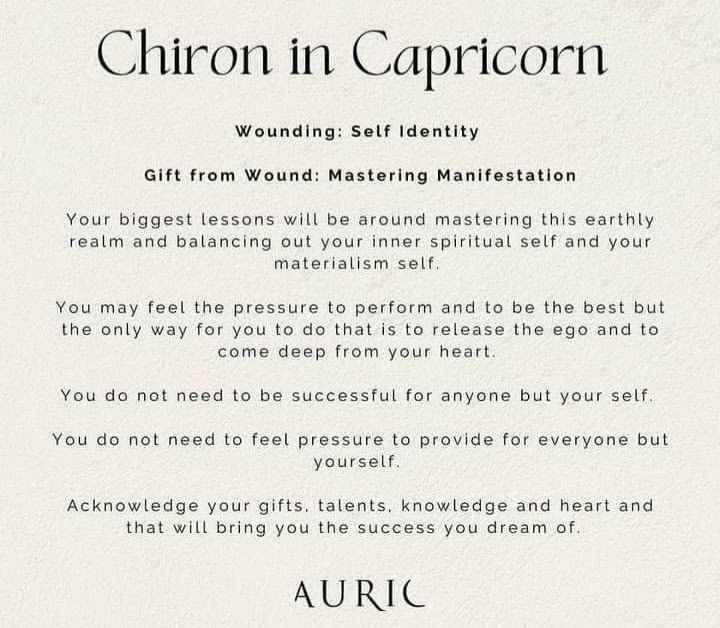 Chiron in Capricorn: What Does It Mean For You?