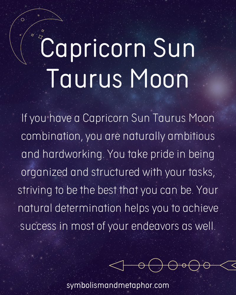 How to Make the Most of Your Capricorn Sun Taurus Moon Traits