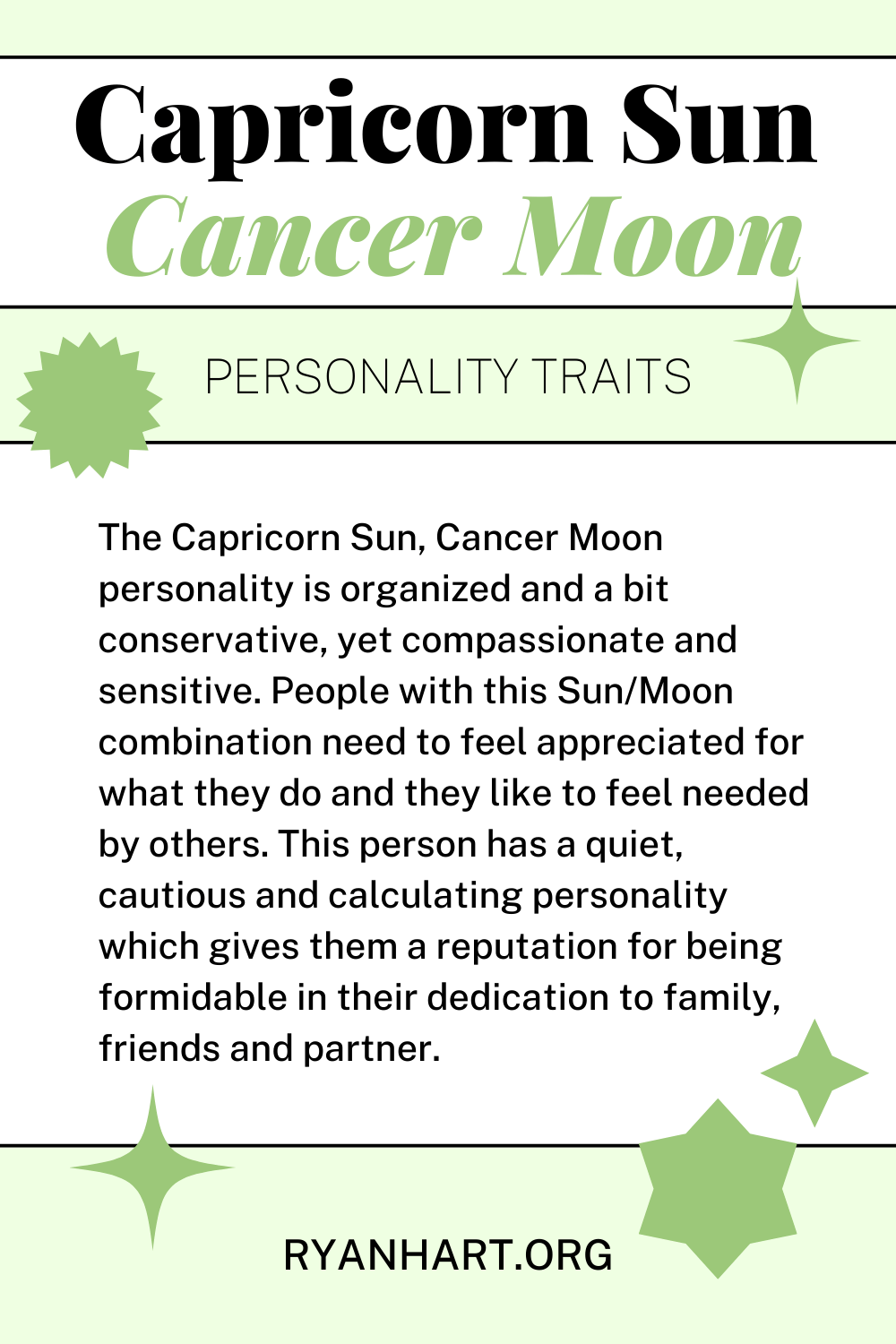 Understanding the Capricorn Sun and Cancer Moon Combination