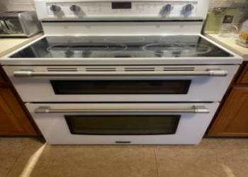 white maytag gemini double oven