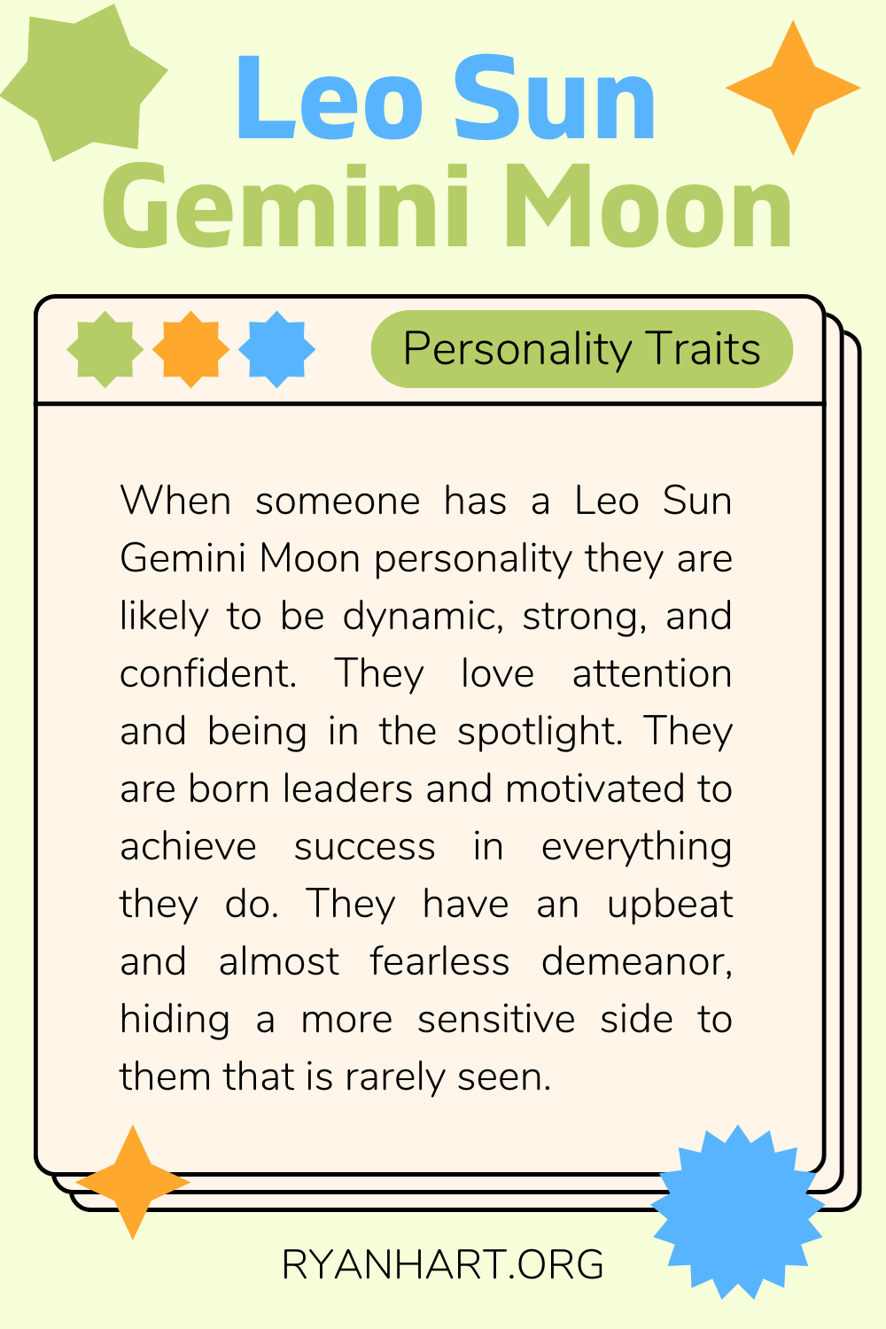 sun in leo moon in gemini