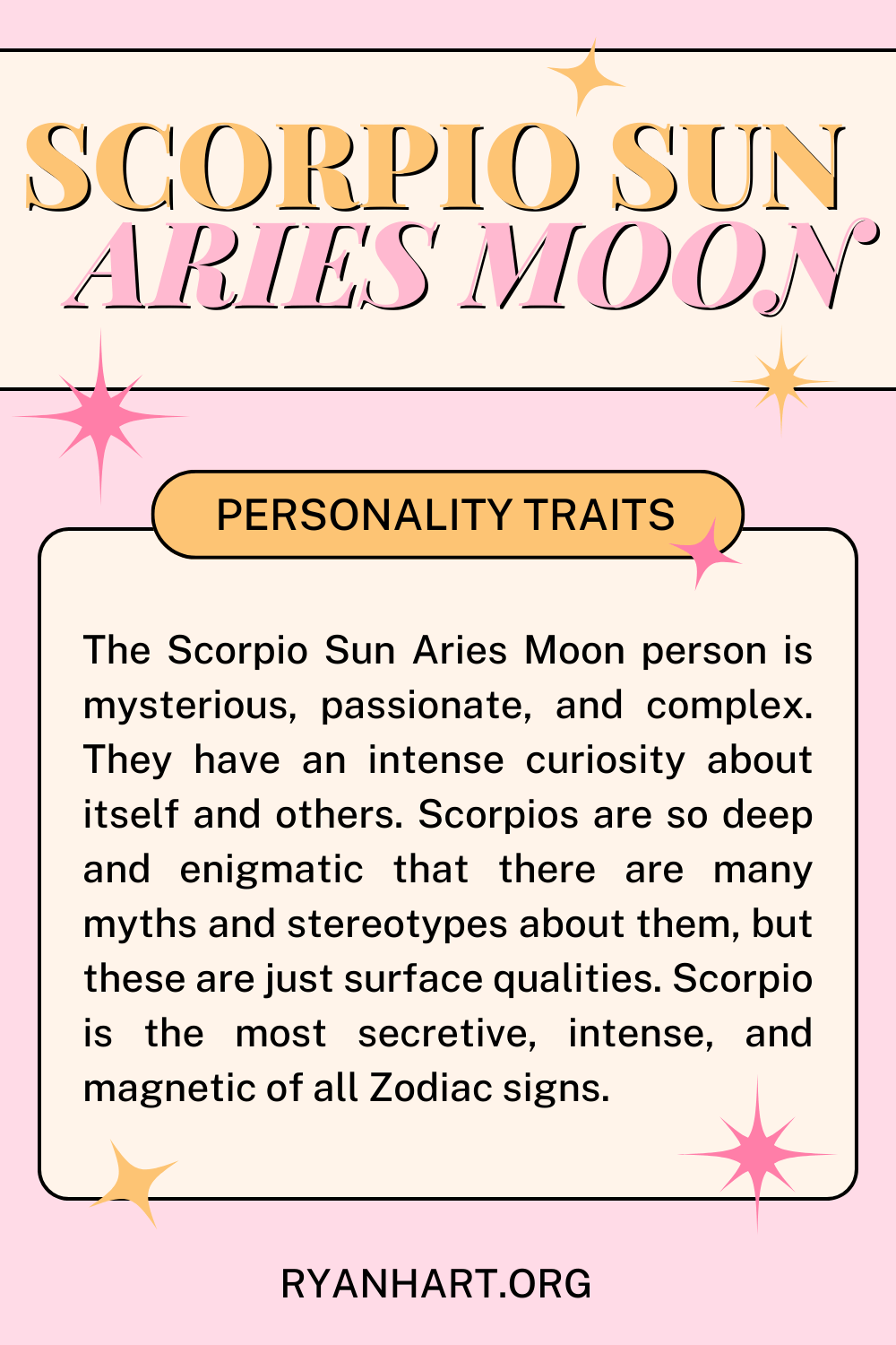 Scorpio Sun, Aries Moon: Understanding Your Unique Personality Traits