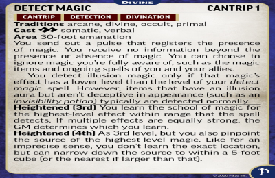 divination pathfinder