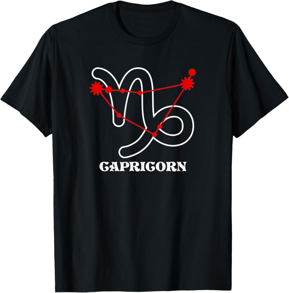 Capricorn T-Shirt: Show Your Zodiac Sign with Style!