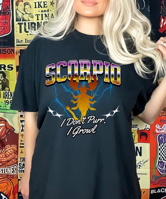 Scorpio Zodiac T Shirt: A Must-Have for Every Proud Scorpio, Wear Your Sign with Pride!