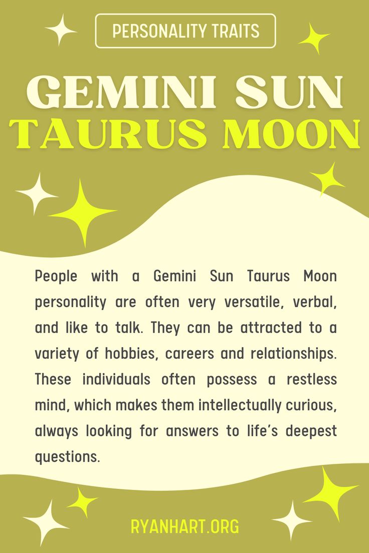sun taurus moon gemini