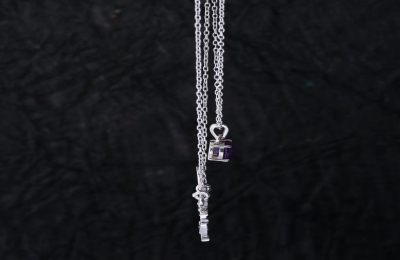 aquarius birthstone necklace