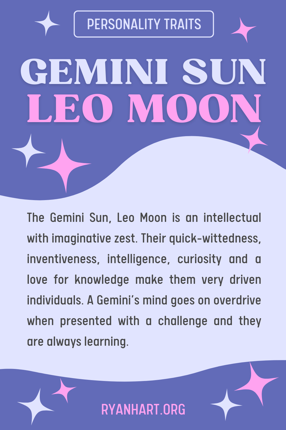 Having a Gemini Sun and Leo Moon? Here are The Basic Traits.