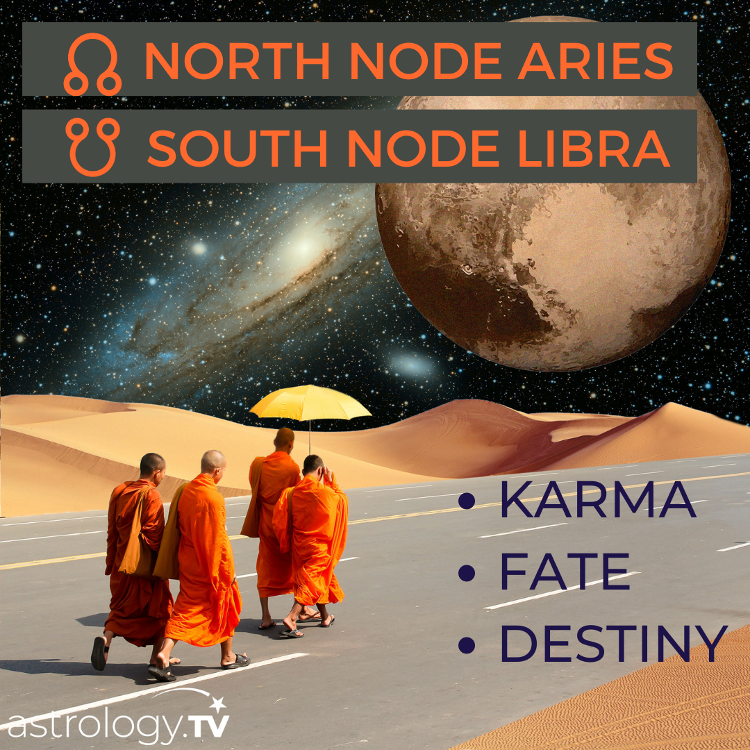 Aries North Node, Libra South Node: Find Out How to Embrace Your True Self.