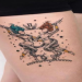 split personality unique gemini tattoos for females