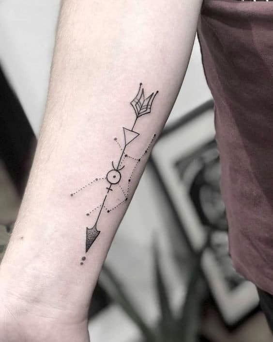 Get Inked! Minimalist Virgo Constellation Tattoo - Your Guide to Subtle Star Sign Style.