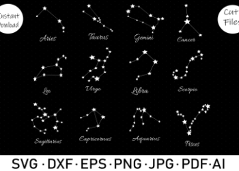 Pisces SVG for Cricut & Silhouette: Download Beautiful Zodiac Cut Files Instantly!