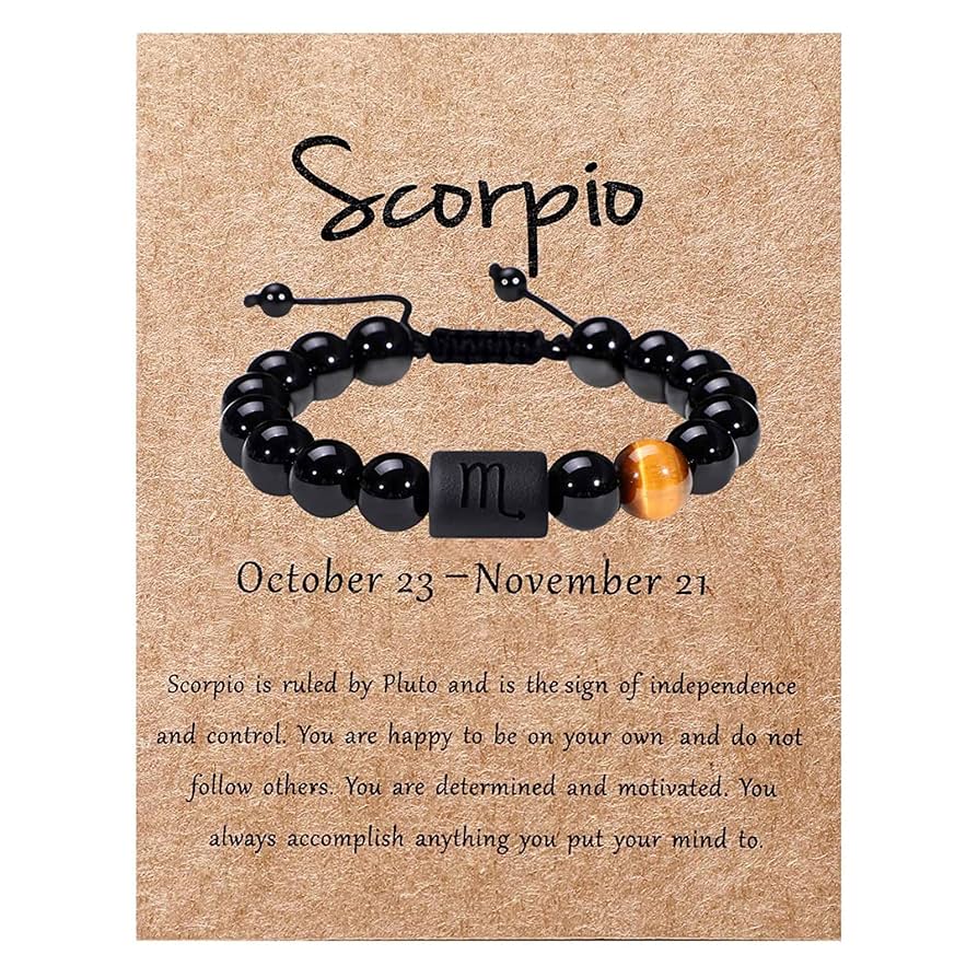 Shop Scorpio Zodiac Bracelets: Cool Designs for Astrology Lovers!