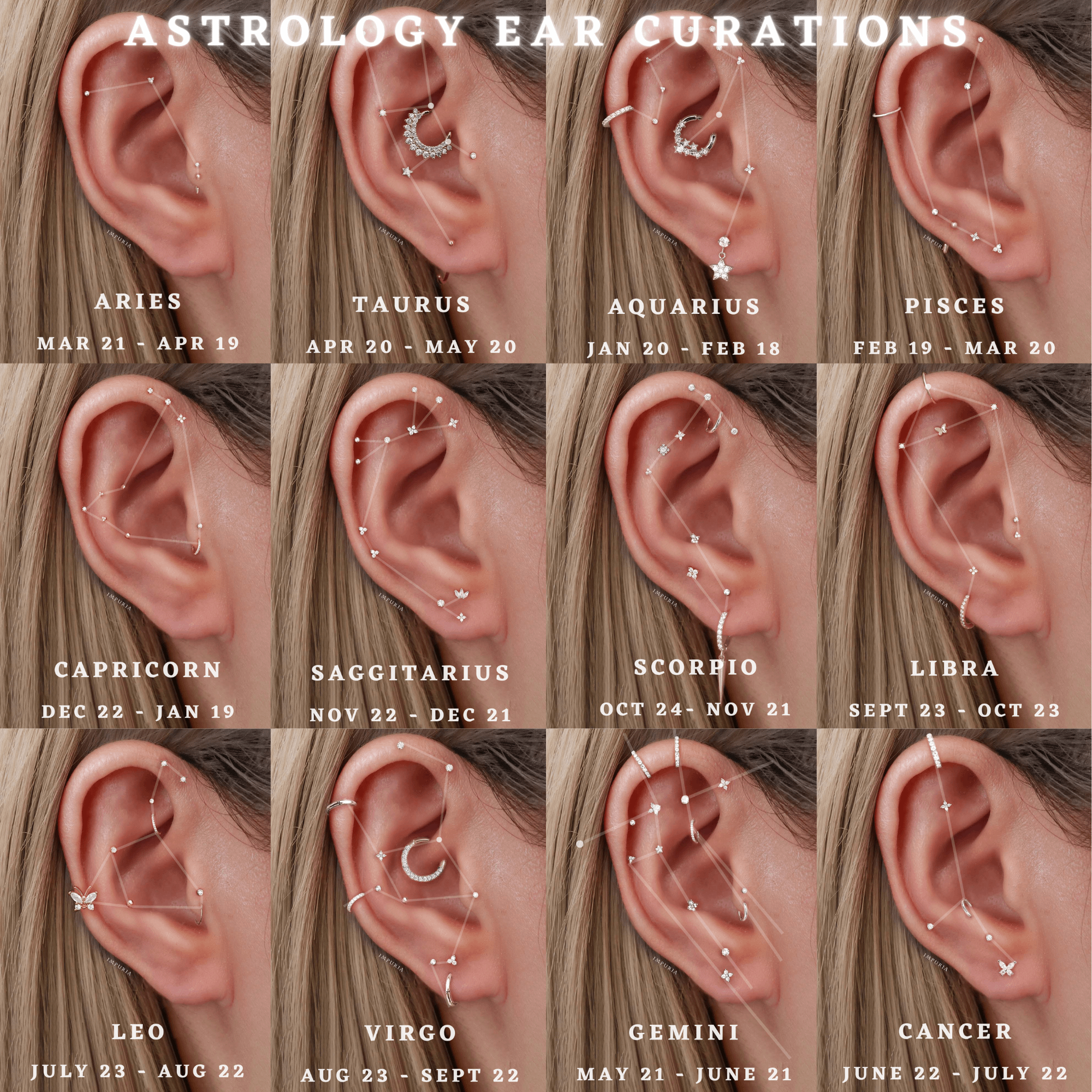 Want Constellation Ear Piercings? Cool Styles & Tips