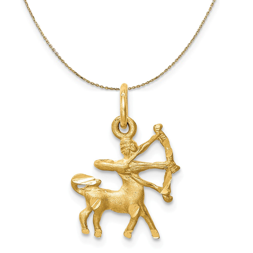 Sagittarius Necklace in Gold: Gift Ideas for the Archer.