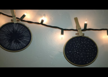 Constellation Embroidery for Beginners: Step-by-Step Tutorial.