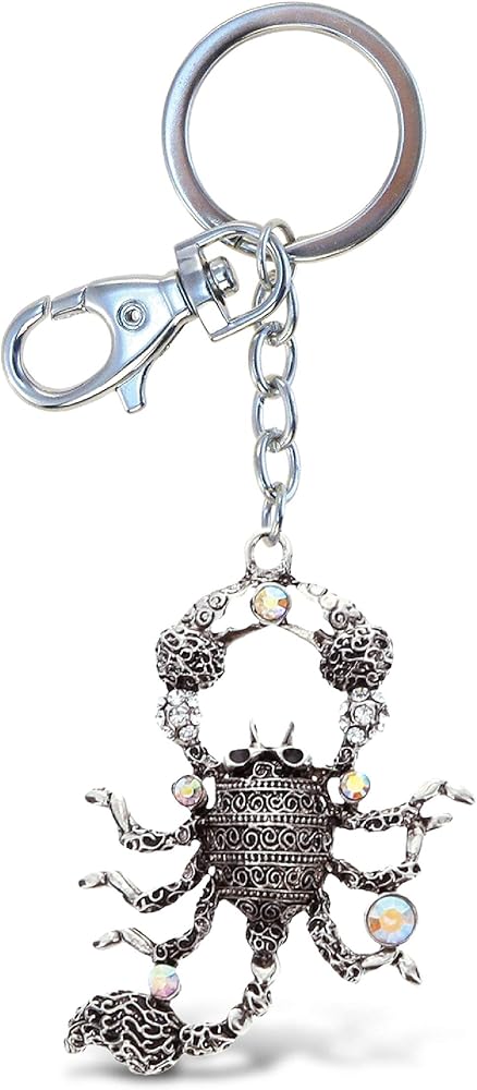 Cool Scorpio Zodiac Keychain for Everyday Use (Durable and Stylish Accessory for Your Keys)