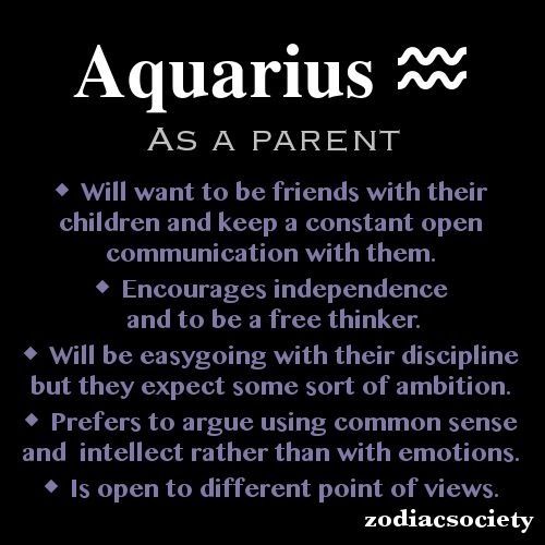 aquarius as a mother
