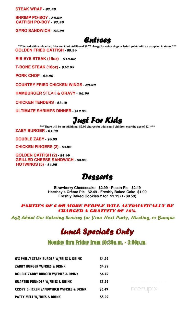 Hungry? See Whats New on the Capricorn Internet Cafe Menu.