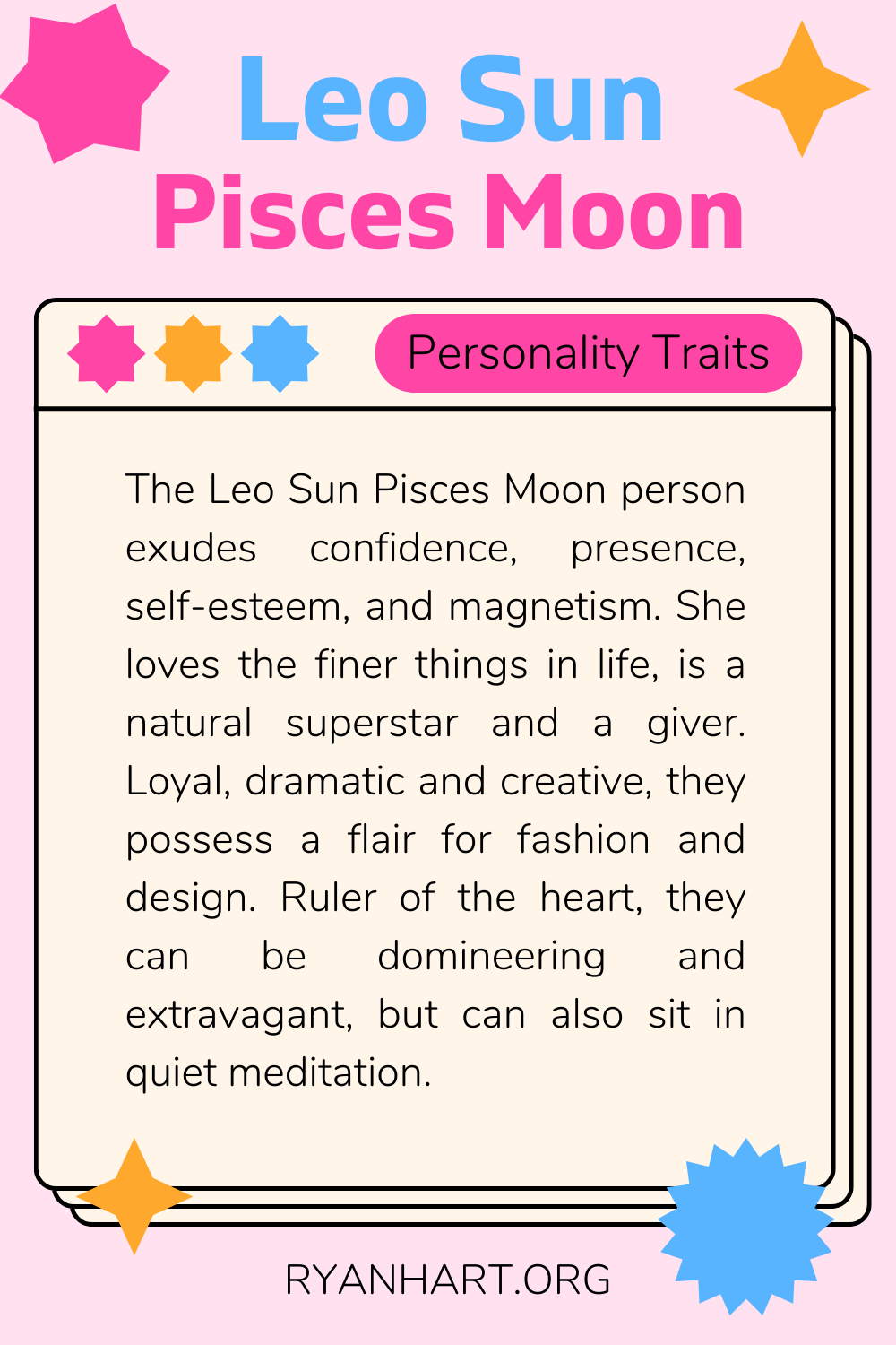Sun in Leo, Moon in Pisces: Understanding Your Unique Traits